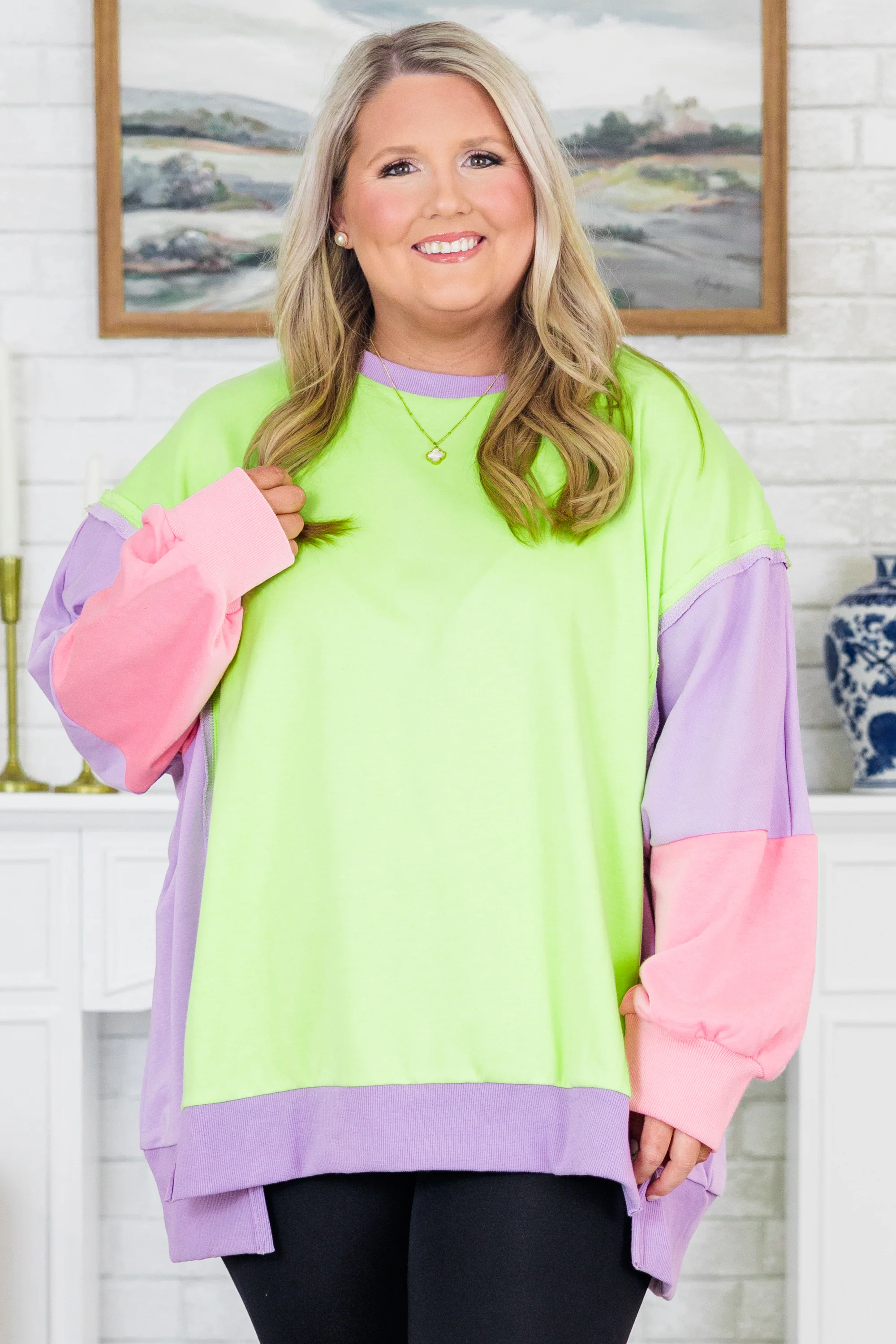 Rising To The Opportunity Pullover, Green - Giverhouse