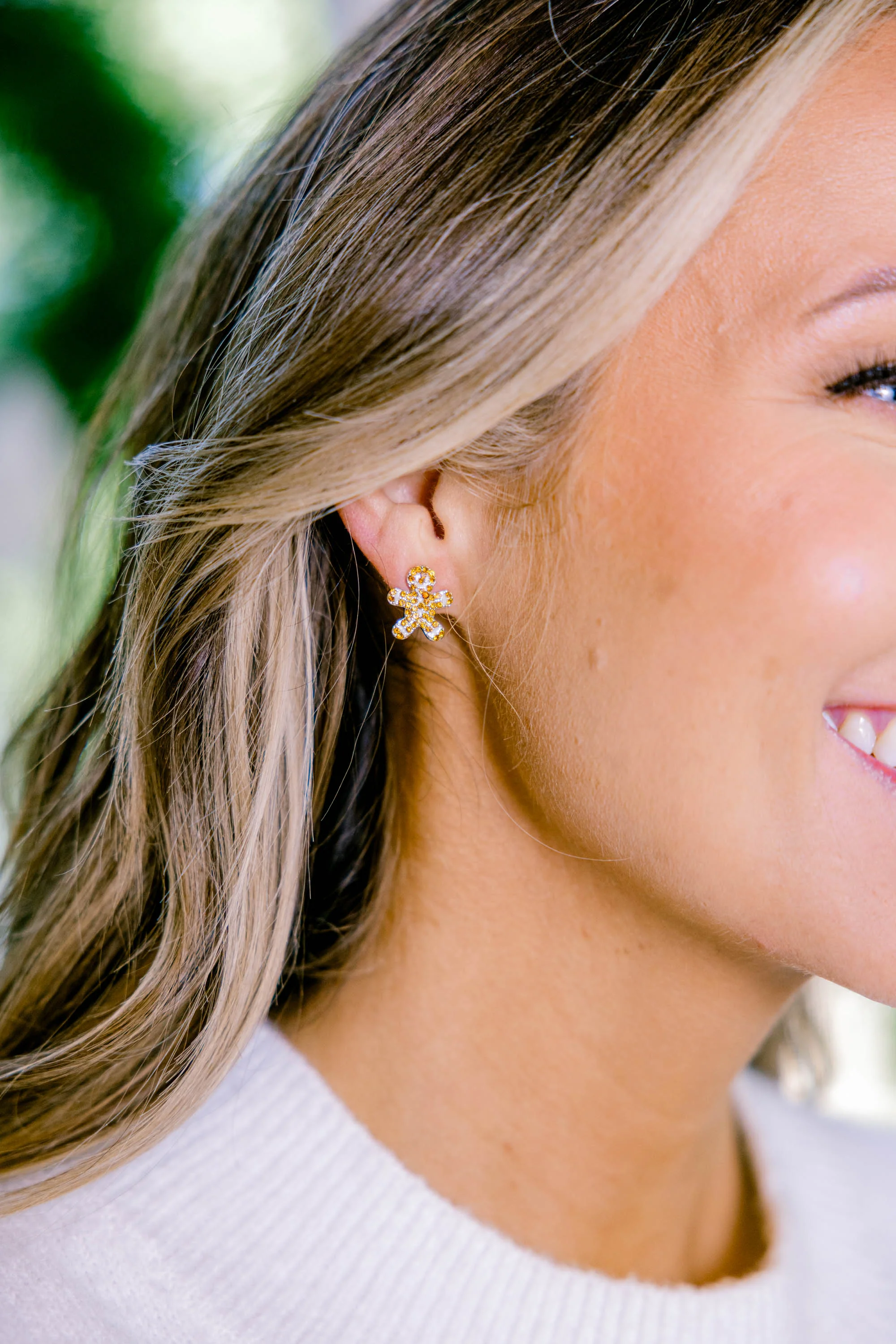 My Friend The Gingerbread Studs, Brown - Giverhouse