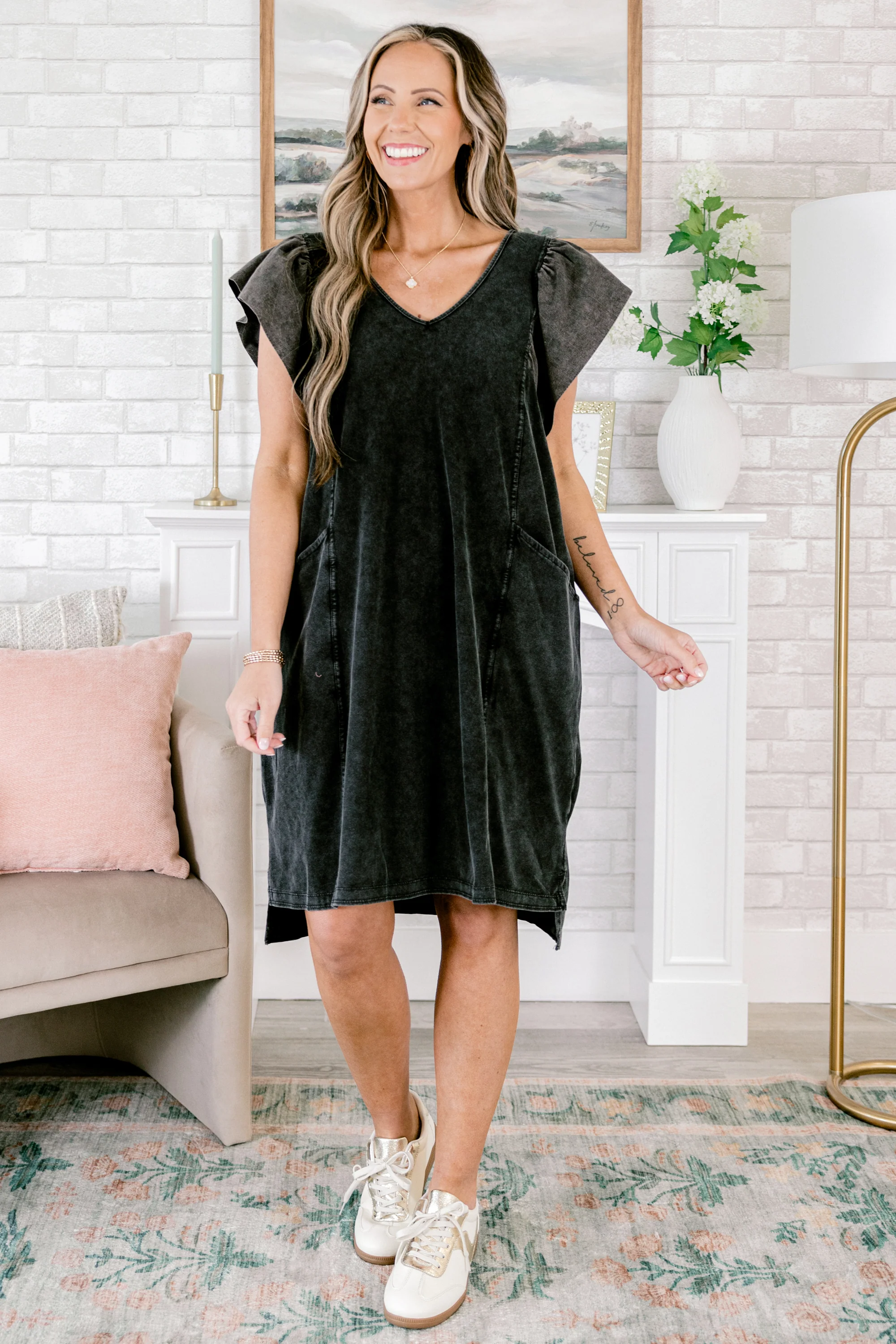 Can't Get Enough Dress, Black - Giverhouse