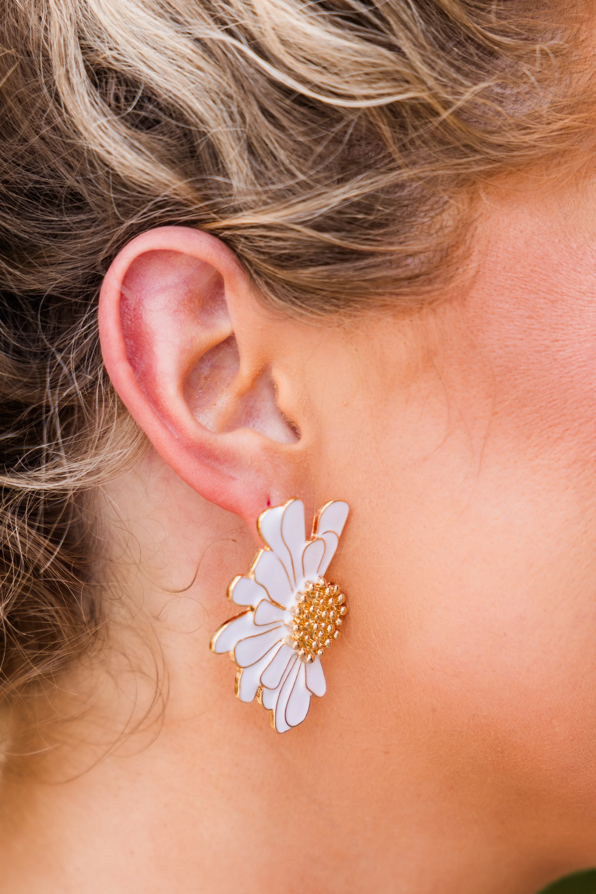 Lauren Kenzie: Blooming From Within Earrings, Gold - Giverhouse