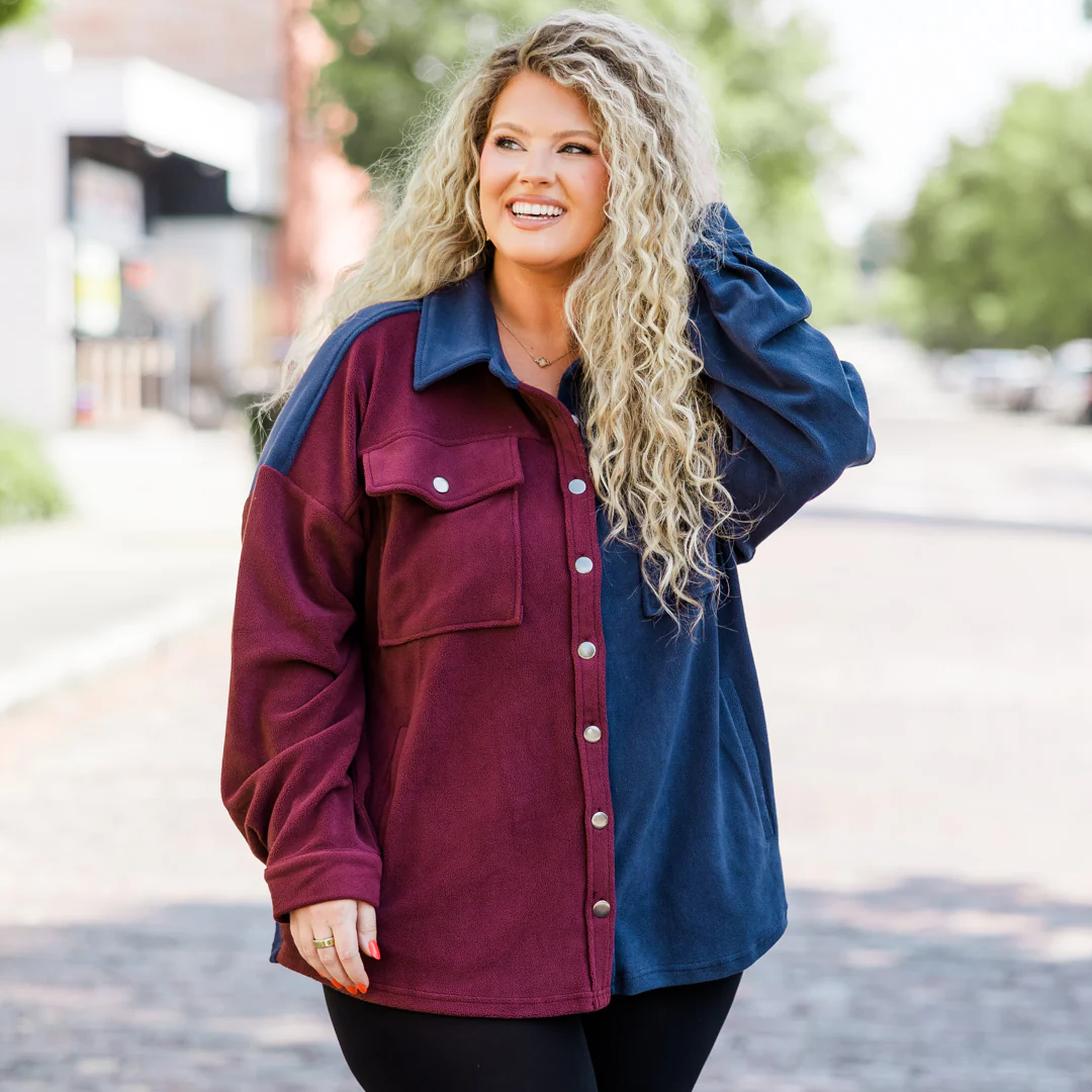 Look Who's Here Jacket, Blue - Giverhouse