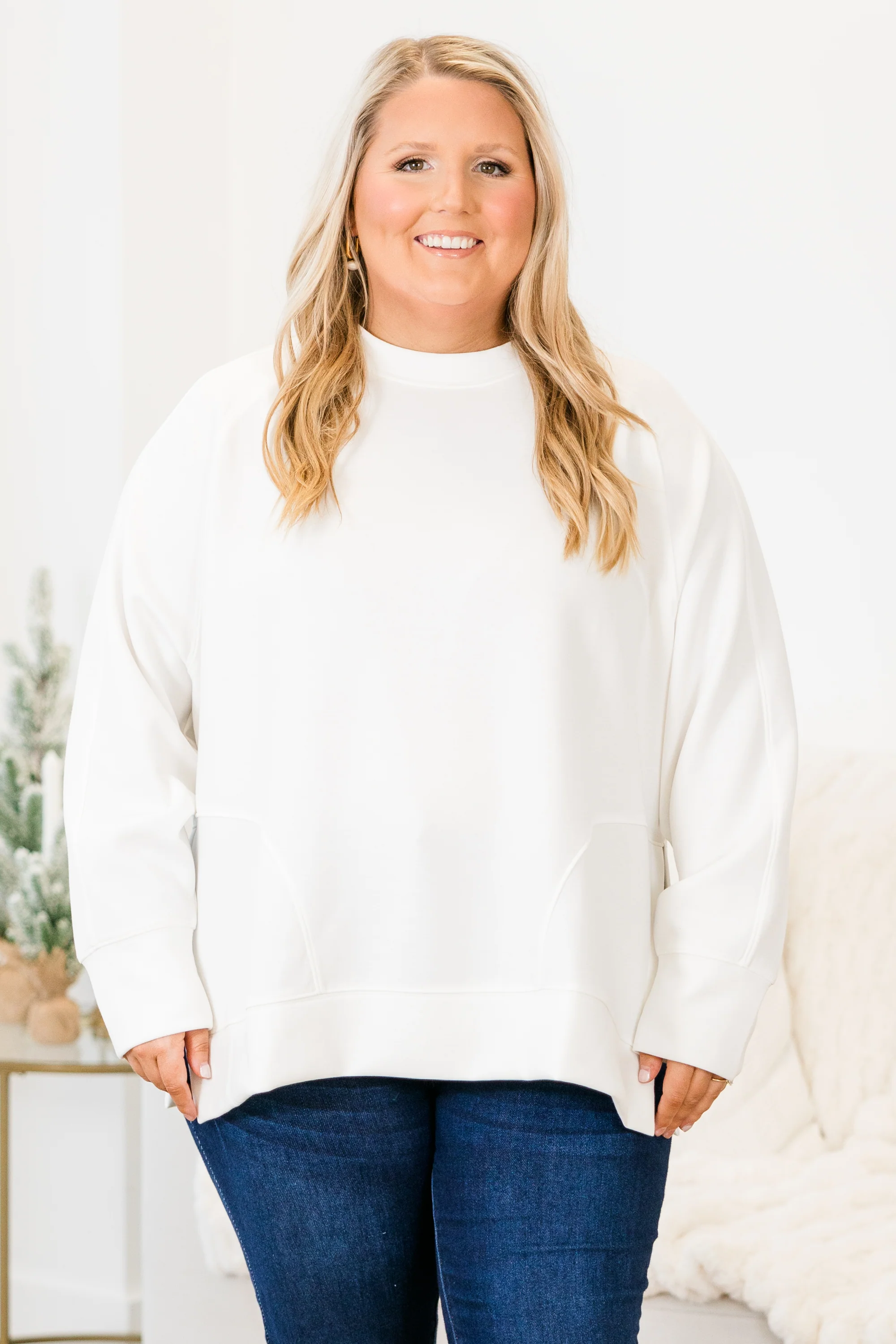 Feels So Sweet Pullover, Ivory - Giverhouse