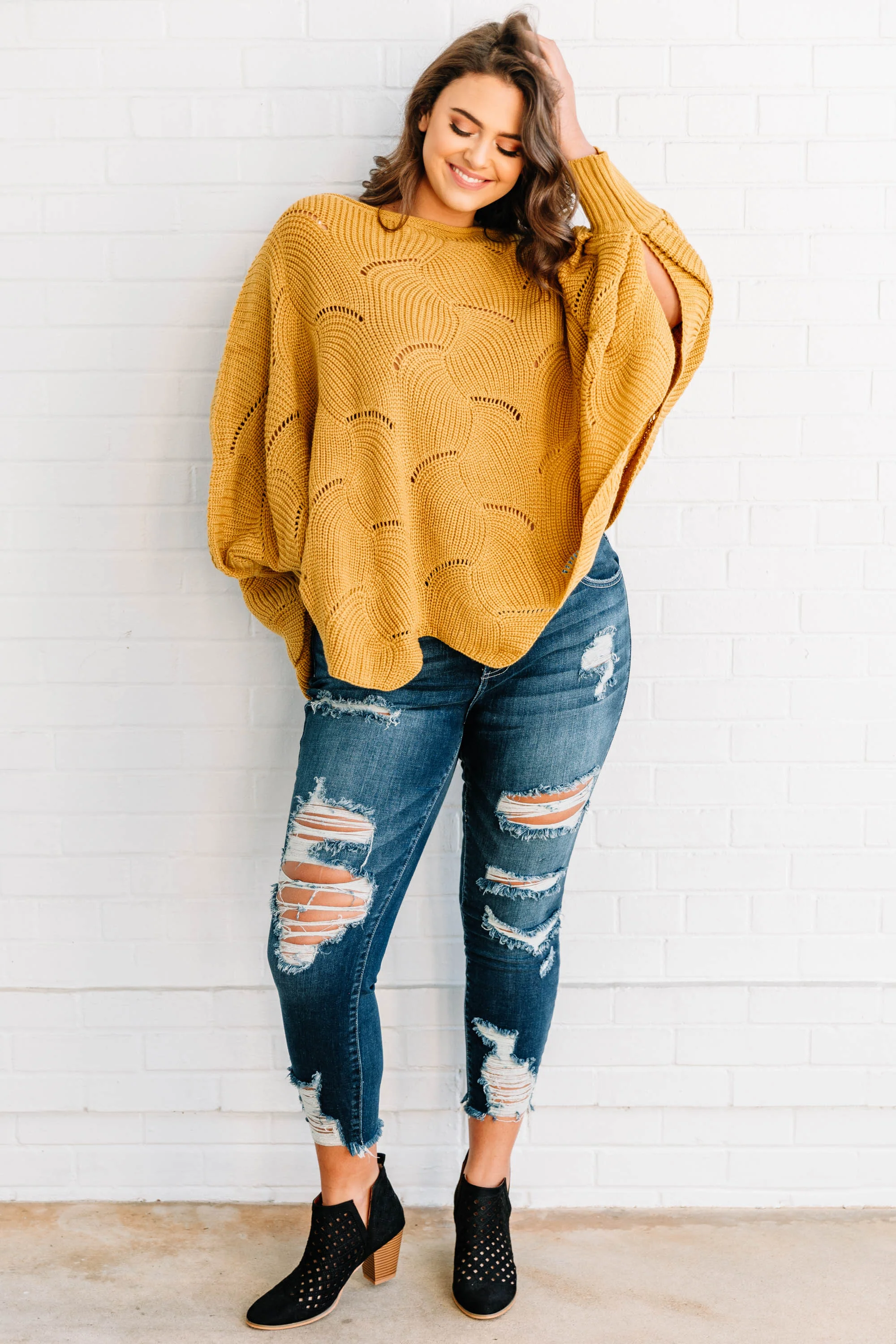 Can't Say Goodbye Skinny Jeans, Dark Wash - Giverhouse