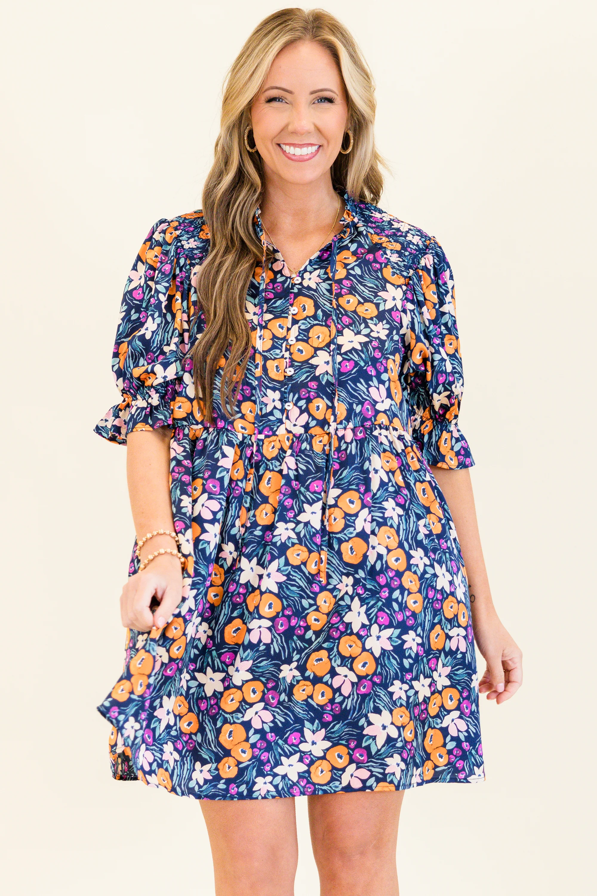 Feel The Rush Dress, Navy - Giverhouse