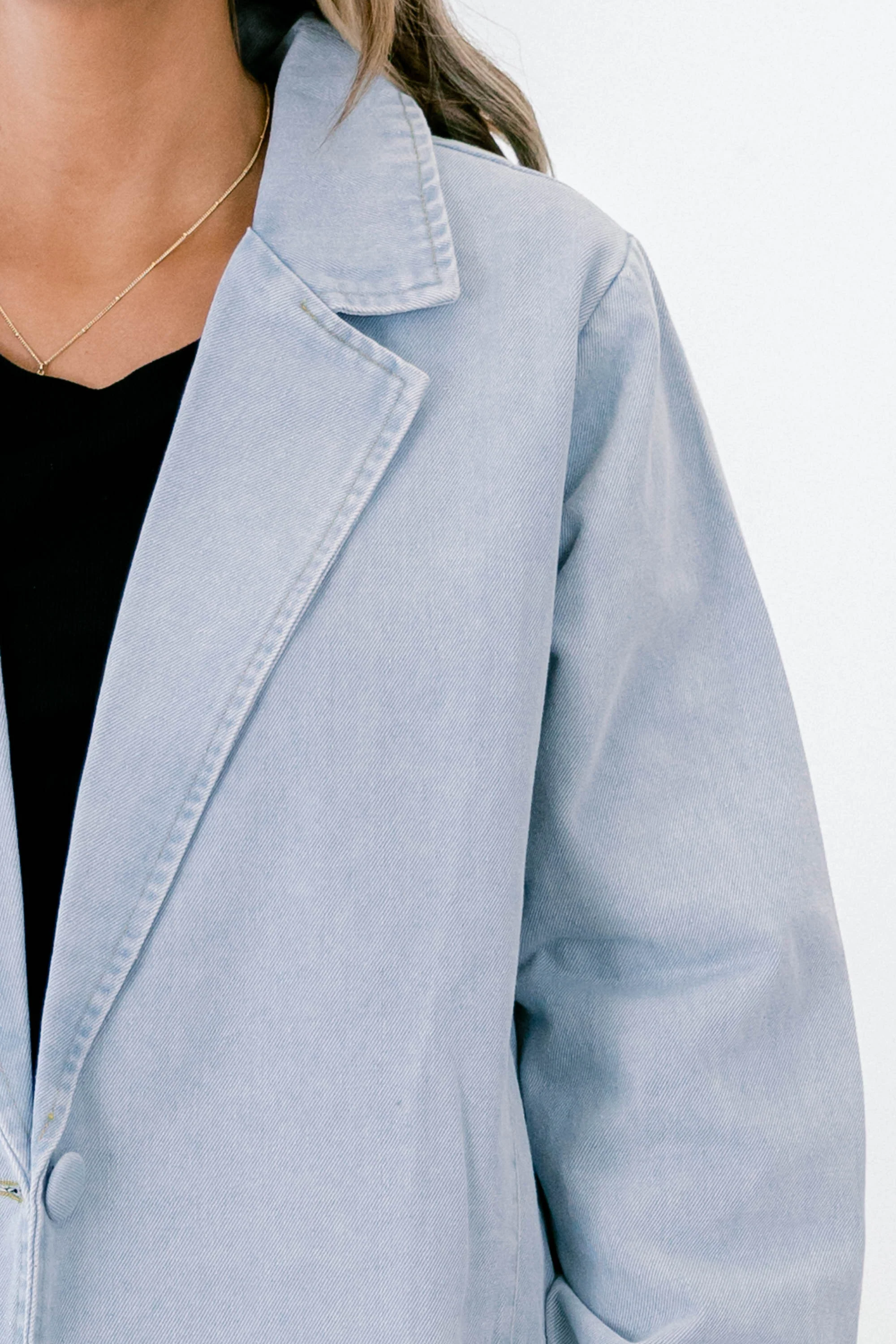 Pure Joy Blazer, Blue - Giverhouse