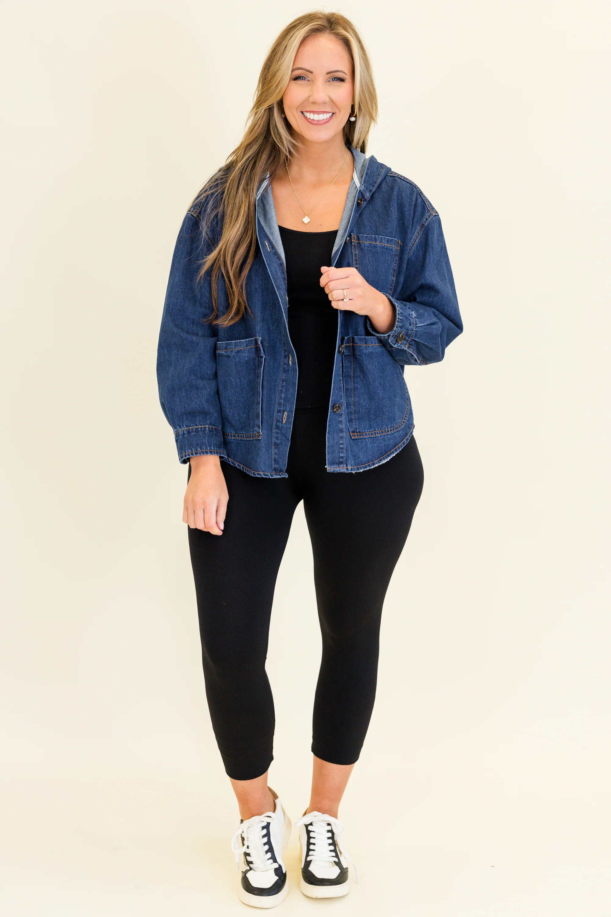 Shades Of You Jacket, Dark Wash - Giverhouse