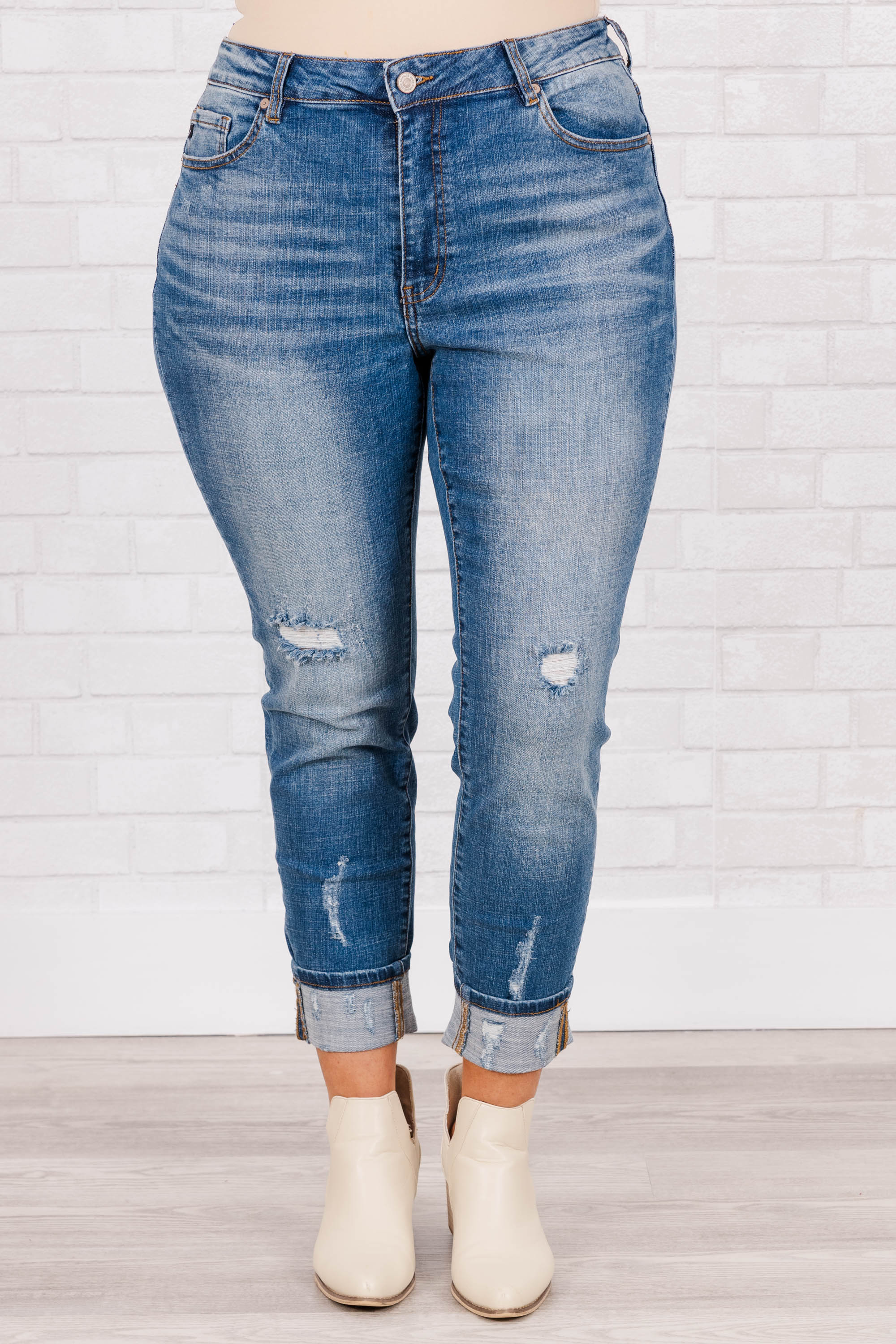 Blue My Mind Skinny Jeans, Medium Wash - Giverhouse