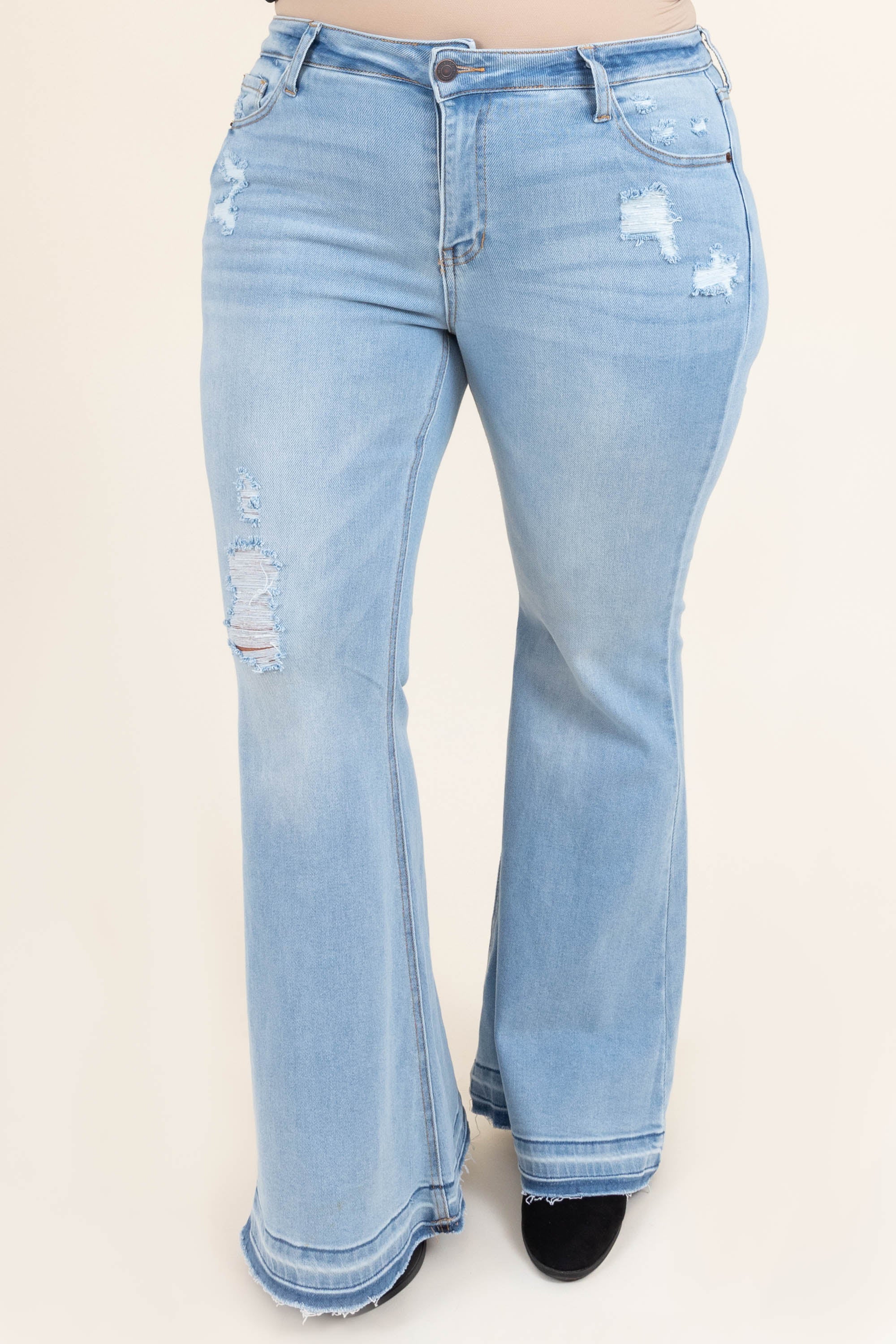 Rock On Babe Jeans, Light Wash - Giverhouse
