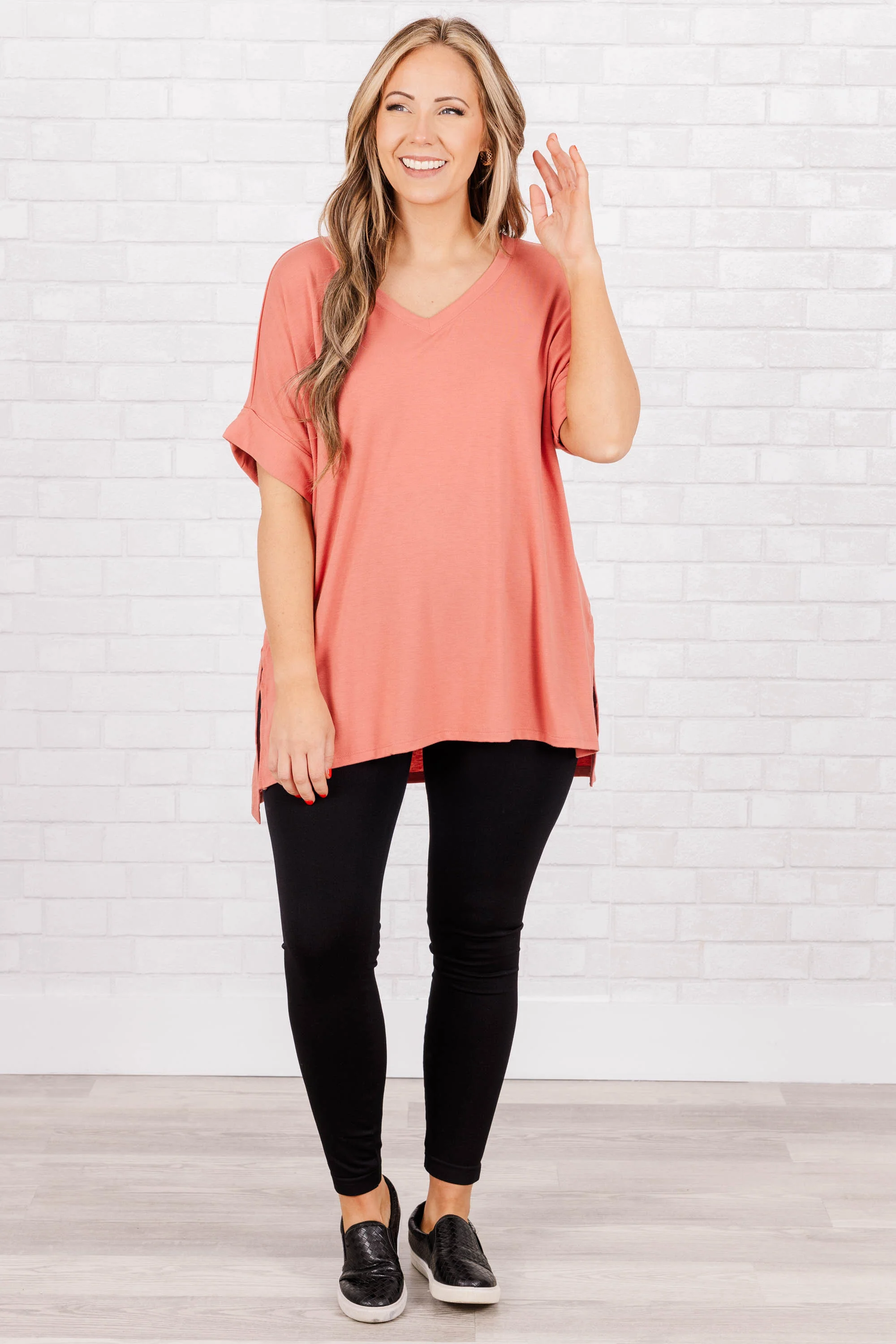 Comfy Travels Top, Ash Rose - Giverhouse