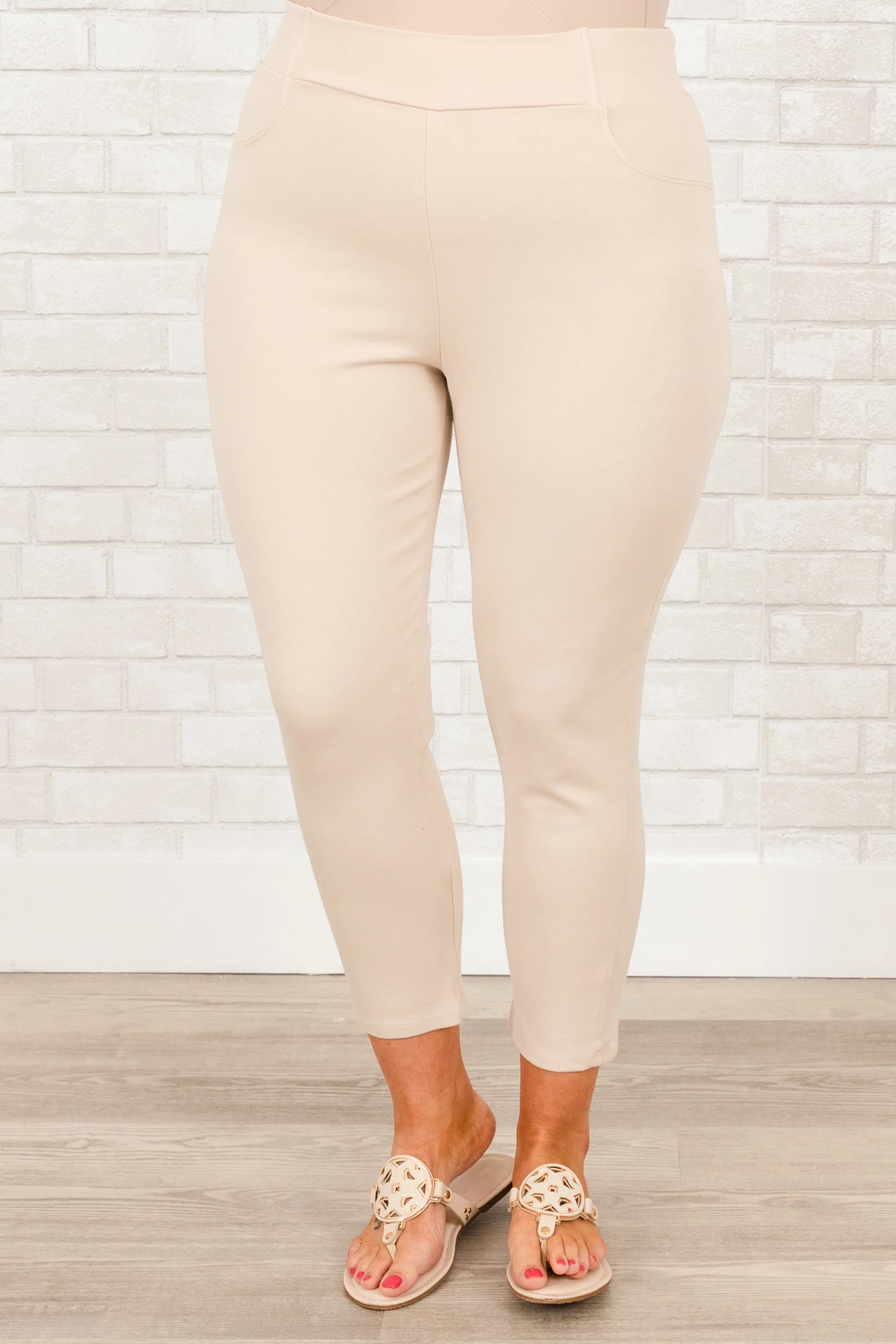 Business Lady Pants, Oatmeal - Giverhouse