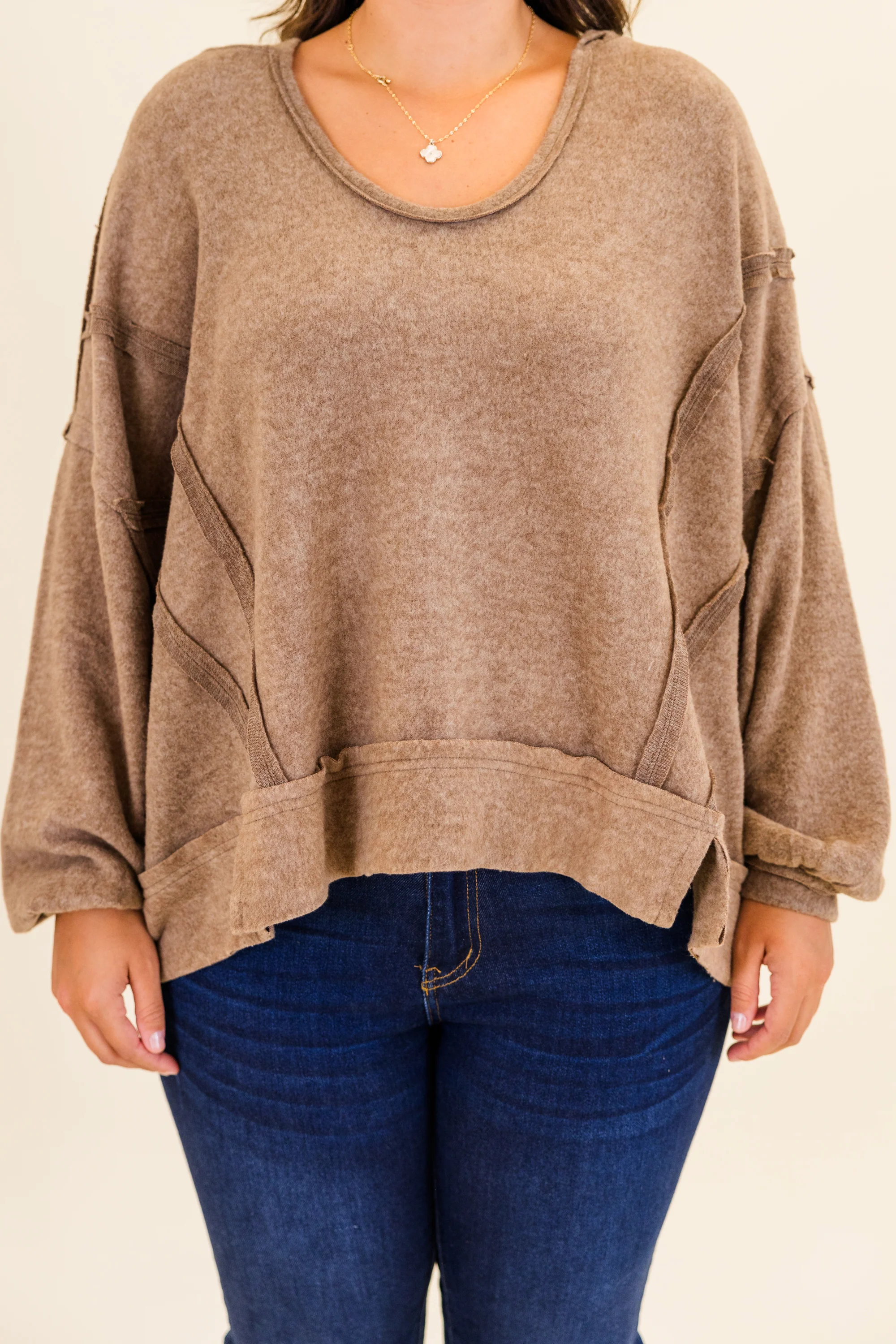 Get Cozy Hoodie, Mocha - Giverhouse