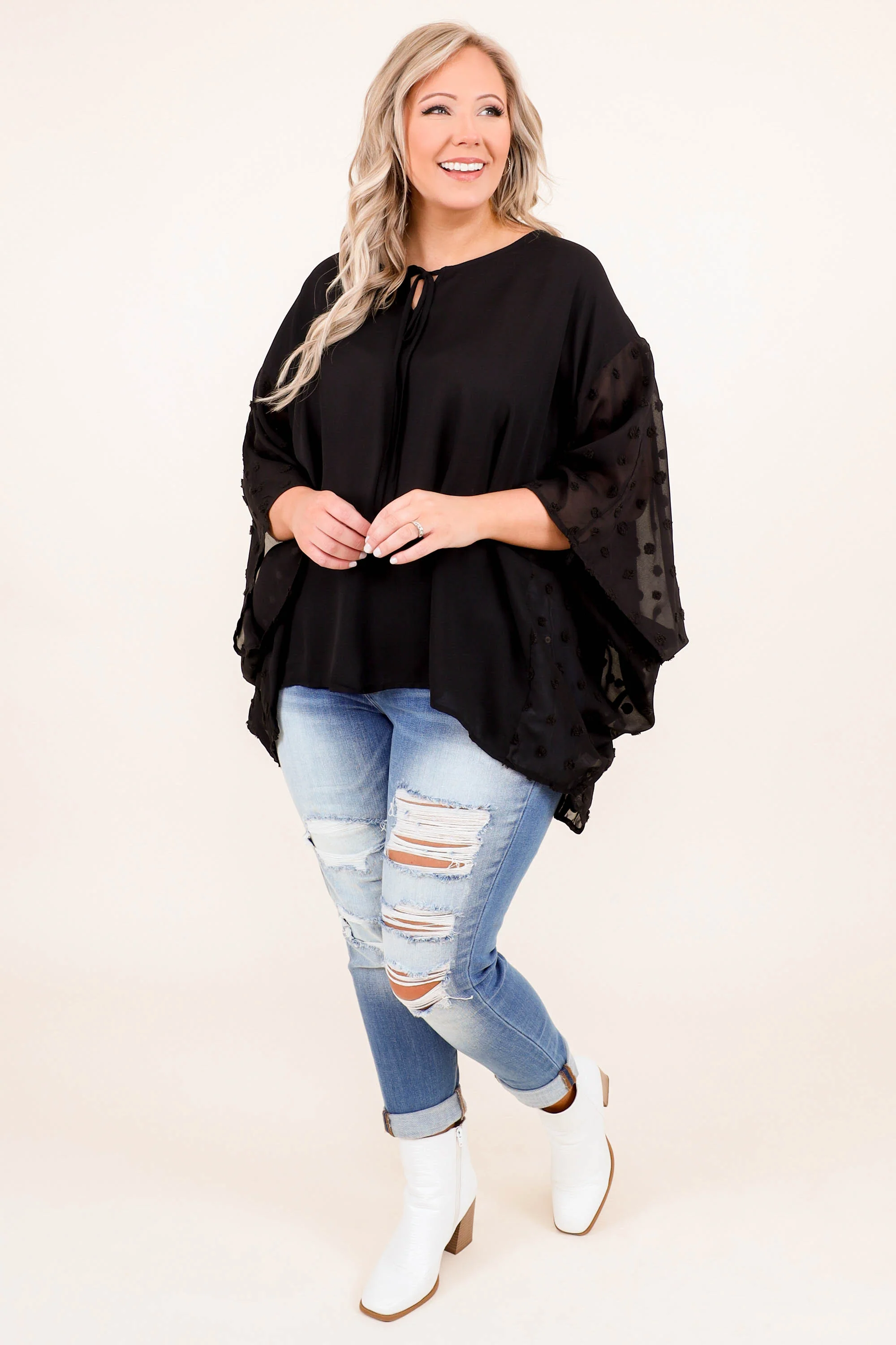 Chase Me Sweetie Top, Black - Giverhouse