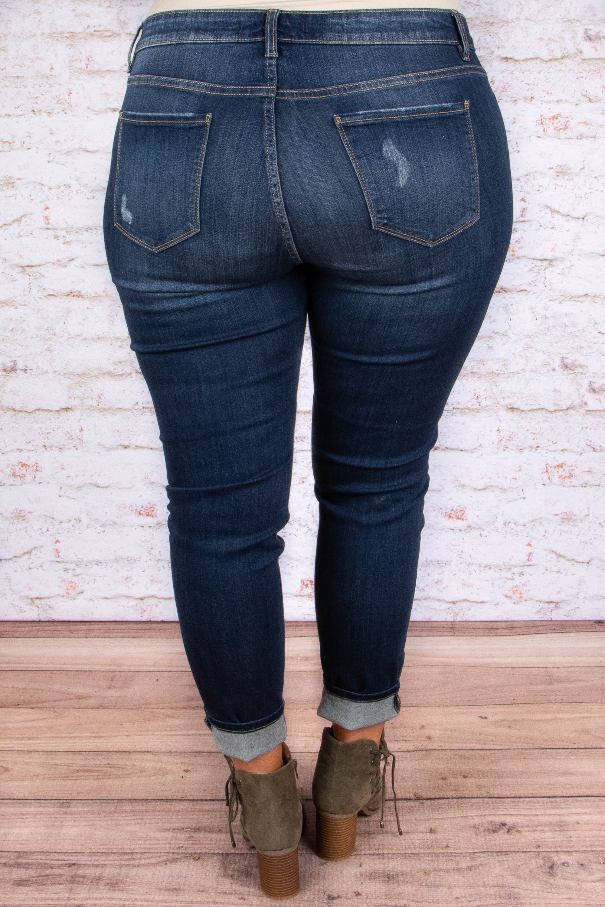 Material Girl Jeans, Dark Wash - Giverhouse