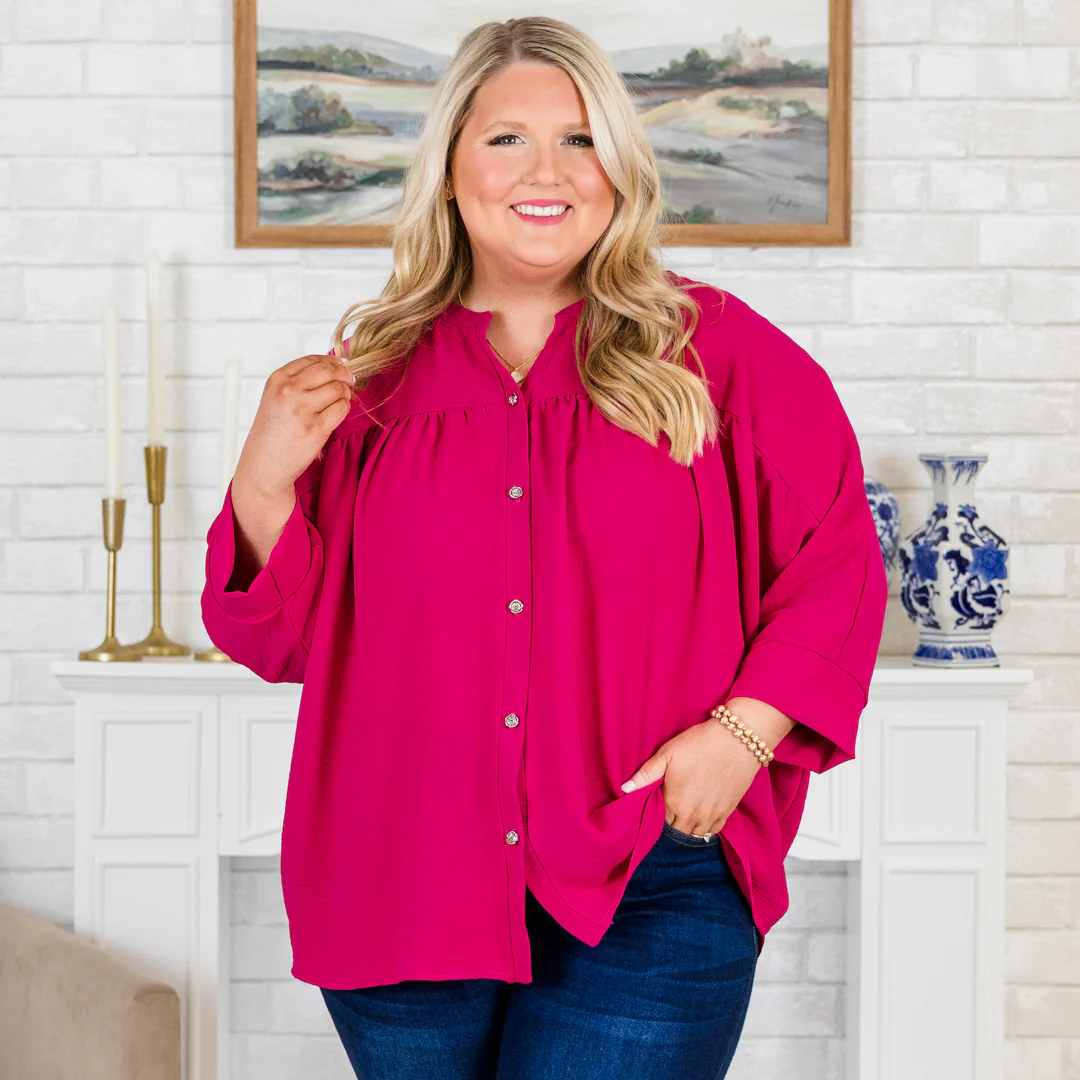 Fond Reflections Top, Pink - Giverhouse