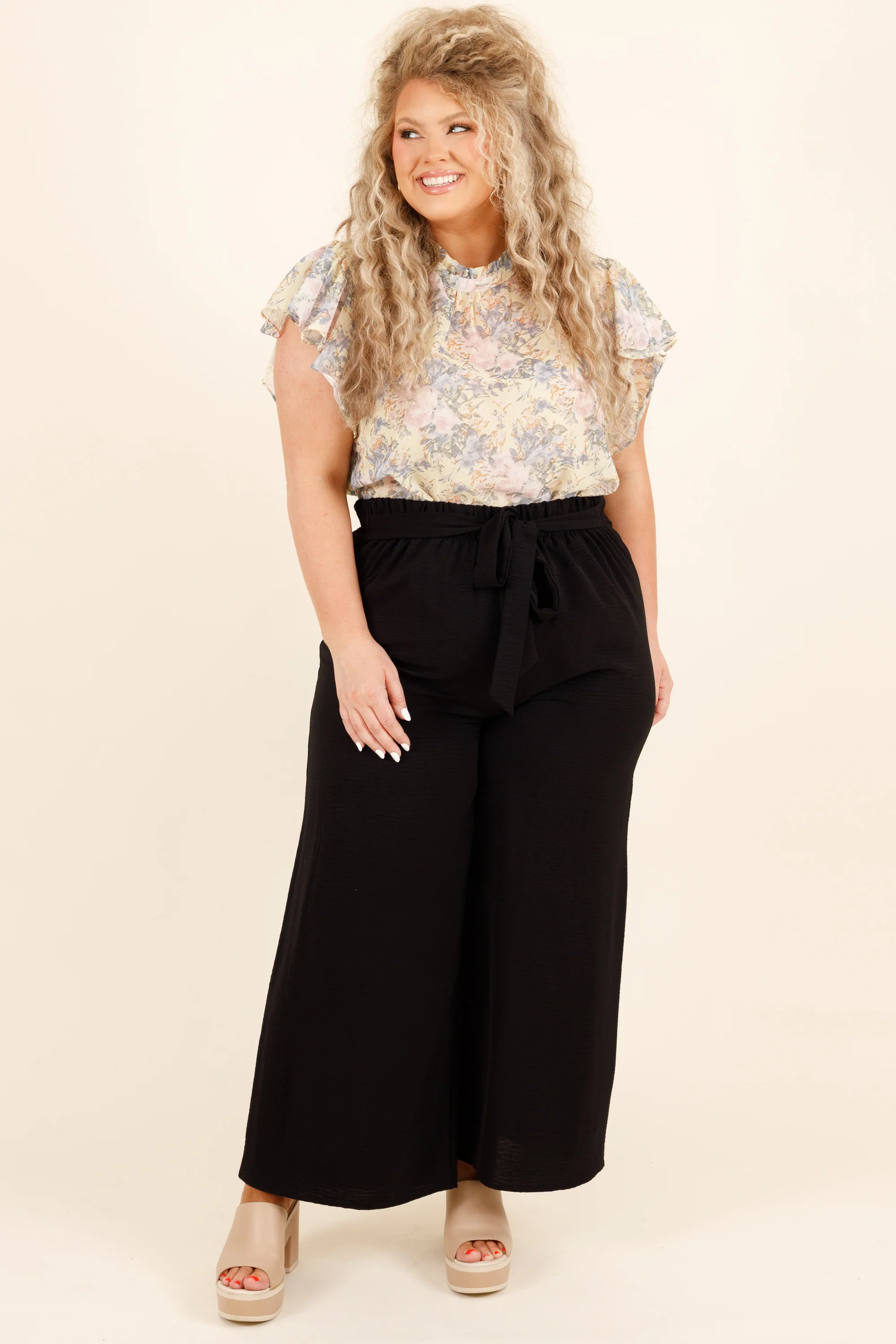 Got Trouble Top, Yellow - Giverhouse