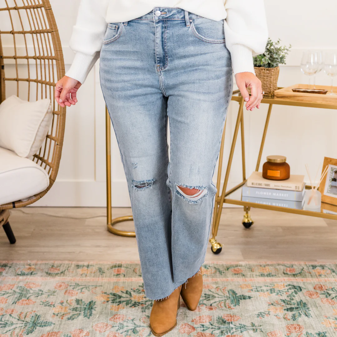 Angel Energy Jeans, Light Wash - Giverhouse