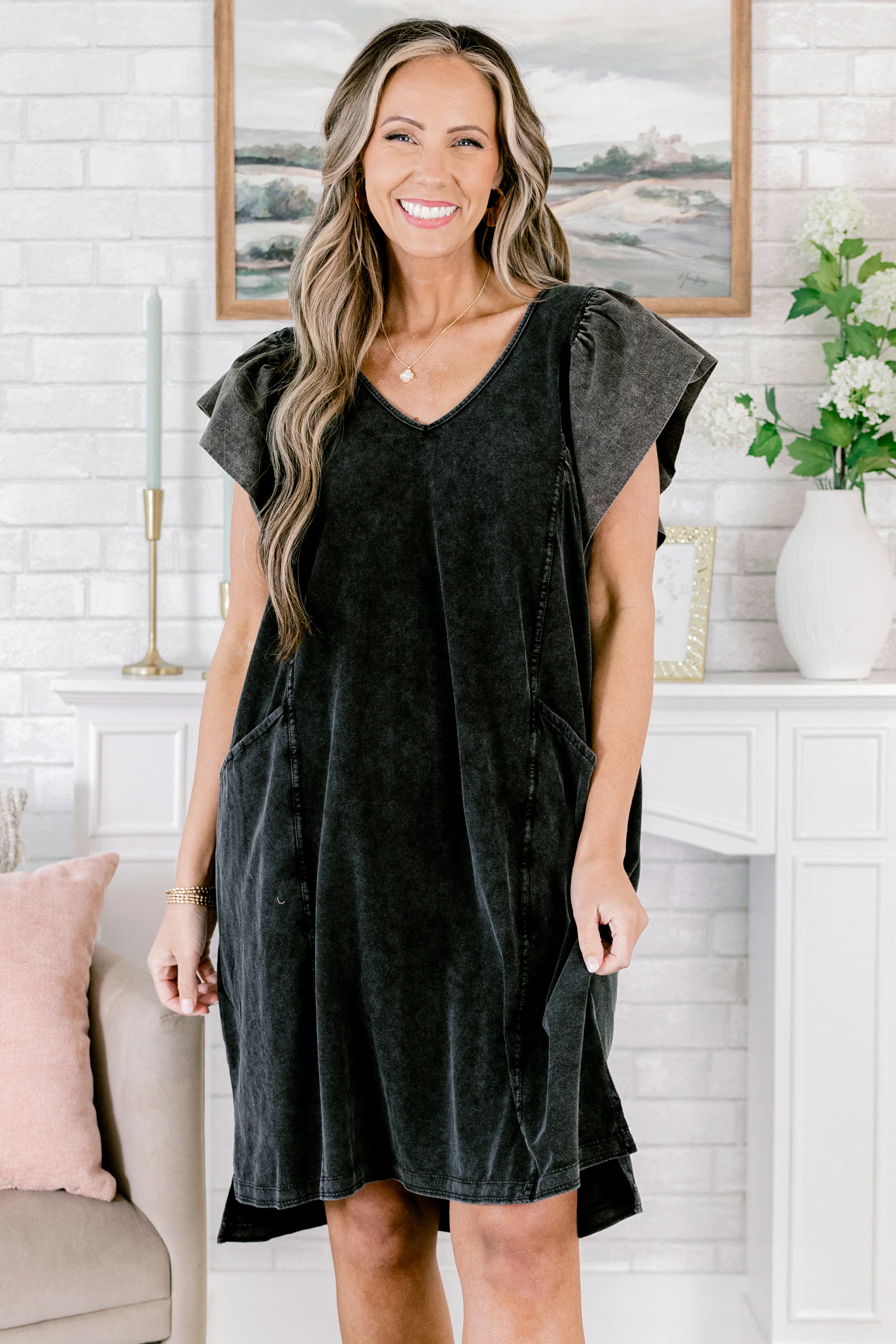 Can't Get Enough Dress, Black - Giverhouse