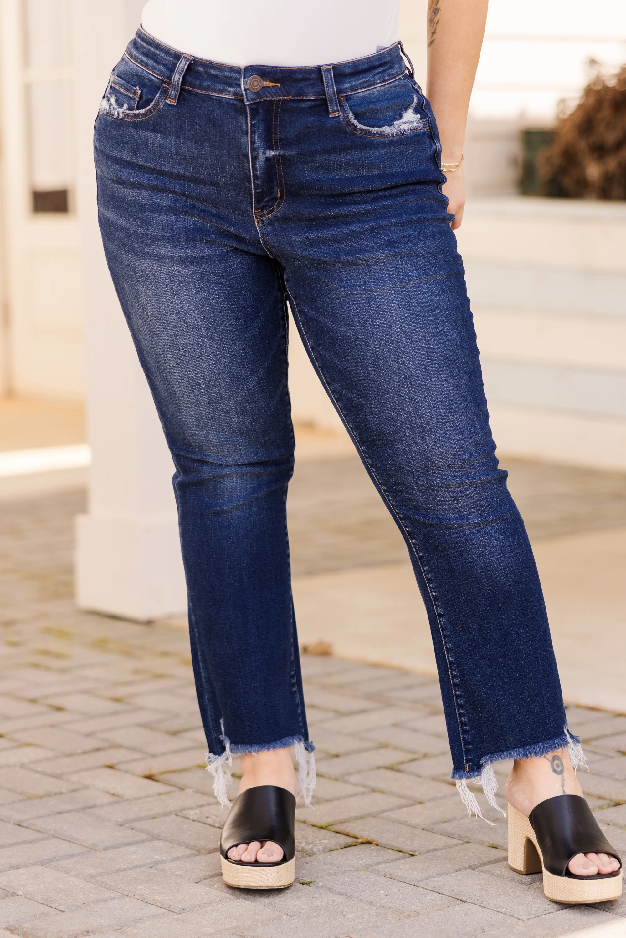 We Have Arrived Jeans, Dark Wash - Giverhouse